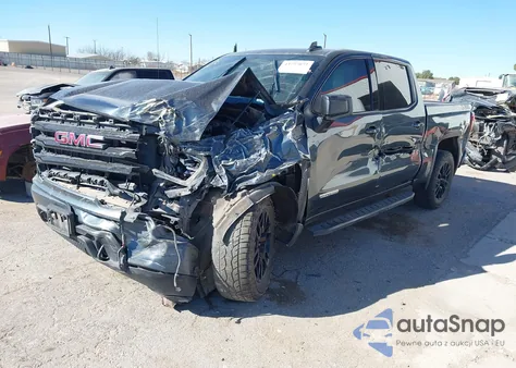 2021 GMC Sierra 1500 2Wd Short Box Elevation from USA, damaged, VIN 3GTP8CED2MG119741